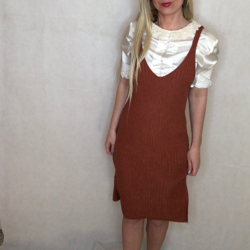 Cute brown mini dress